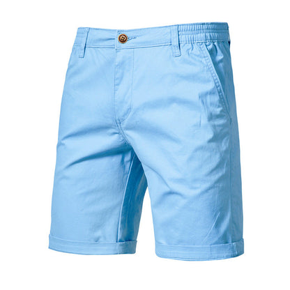 Casual Business Elastic Straight Shorts för män