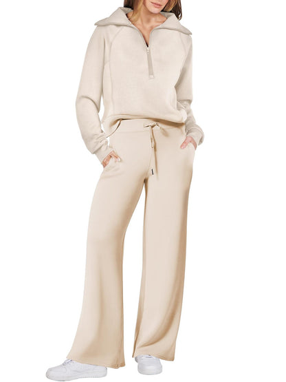 Mjukt och bekvämt 2-delat loungewear-set för kvinnor