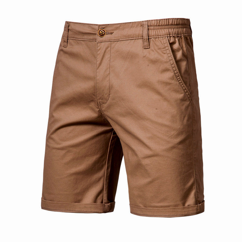 Casual Business Elastic Straight Shorts för män