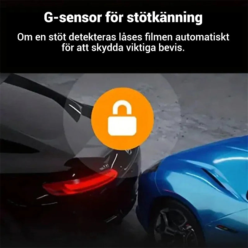 HD-Wifi-Bilkamera med tre inspelningar