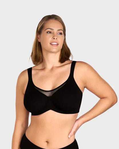 👙 50% RABATT NU! Elegant, lätt BH med full täckning i stora storlekar – bygelstöd, tunna ovadderade kupor & breda axelband – perfekt för vardagslyft och naturlig siluett ✨💖