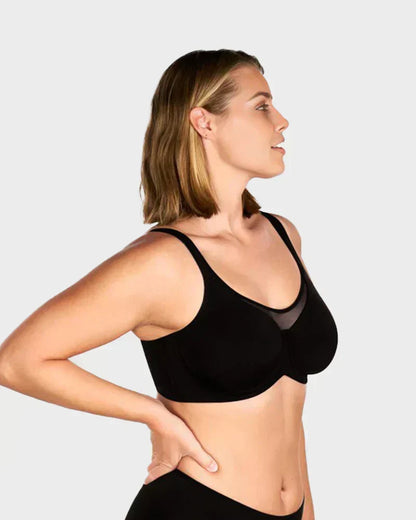 👙 50% RABATT NU! Elegant, lätt BH med full täckning i stora storlekar – bygelstöd, tunna ovadderade kupor & breda axelband – perfekt för vardagslyft och naturlig siluett ✨💖