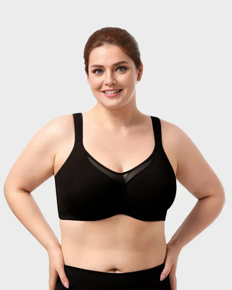 👙 50% RABATT NU! Elegant, lätt BH med full täckning i stora storlekar – bygelstöd, tunna ovadderade kupor & breda axelband – perfekt för vardagslyft och naturlig siluett ✨💖