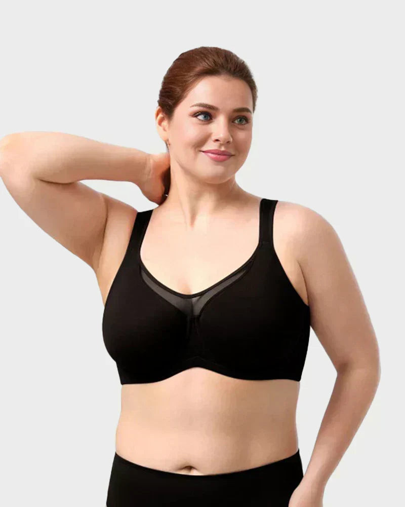 👙 50% RABATT NU! Elegant, lätt BH med full täckning i stora storlekar – bygelstöd, tunna ovadderade kupor & breda axelband – perfekt för vardagslyft och naturlig siluett ✨💖