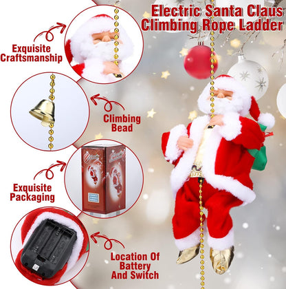 🎄Julförsäljning - Elektriskt klättrande tomte