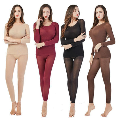 🔥 50% RABATT BLIXTREA! ✨ Ultratunna Självuppvärmande Termoplagg - Intelligent Temperaturreglering med Mjuk Bambusyta för Avslappnad Värme ❄️👕