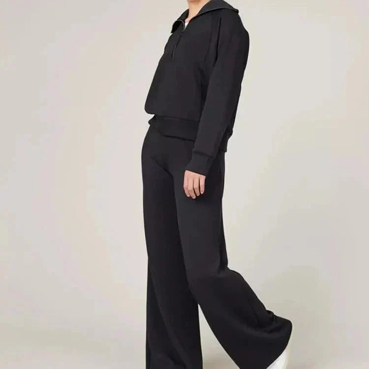 Mjukt och bekvämt 2-delat loungewear-set för kvinnor