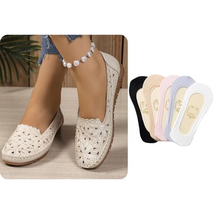 🔥Sista dagen på rean: 50 % rabatt — Bekväma, lätta och snygga ortopediska skor för kvinnor med öppen design.