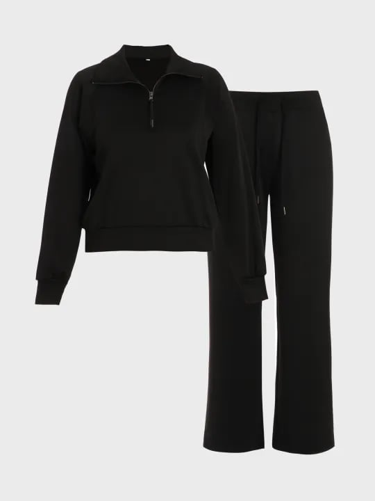 Mjukt och bekvämt 2-delat loungewear-set för kvinnor