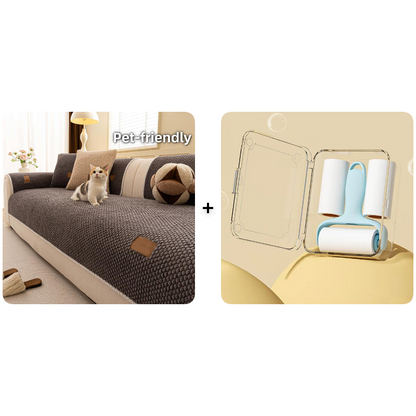 Förtjockad Halksäker Sofföverdrag – Ultramjuk, Tvättbar, Reptålig & Husdjursvänlig 🛋️✨