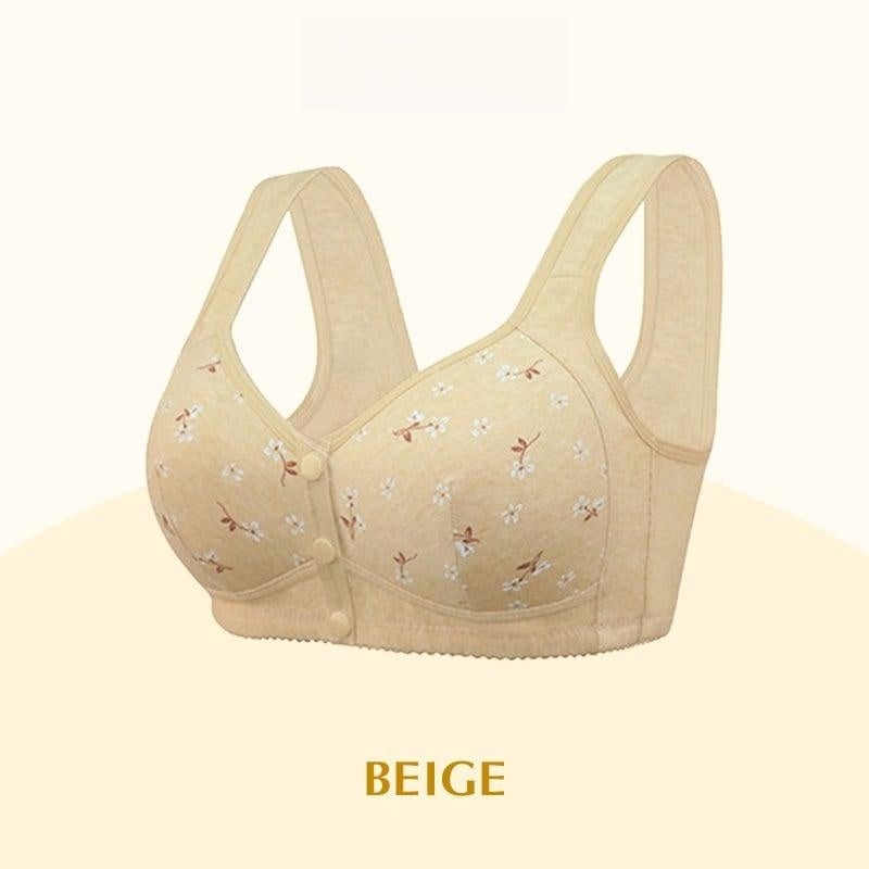🔥Sista dagen Köp 1 och få 2 gratis 🔥 Bekväm och bekväm bh med framknapp