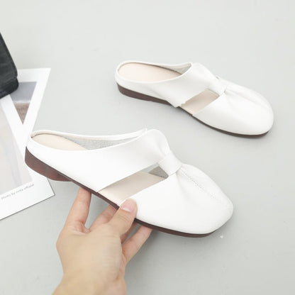 🎊2024 Nyår Varm Försäljning👣Cut Out Design Platta Mules