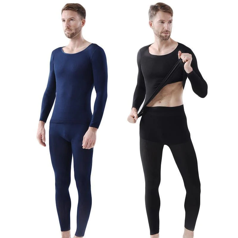 🔥 50% RABATT BLIXTREA! ✨ Ultratunna Självuppvärmande Termoplagg - Intelligent Temperaturreglering med Mjuk Bambusyta för Avslappnad Värme ❄️👕