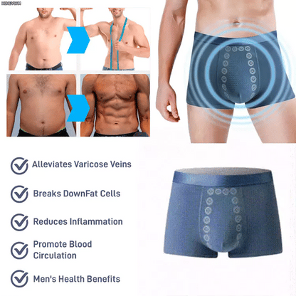 🔥Köp 1 få 3 st🔥Energetisk massage magnetisk terapiunderkläder för män