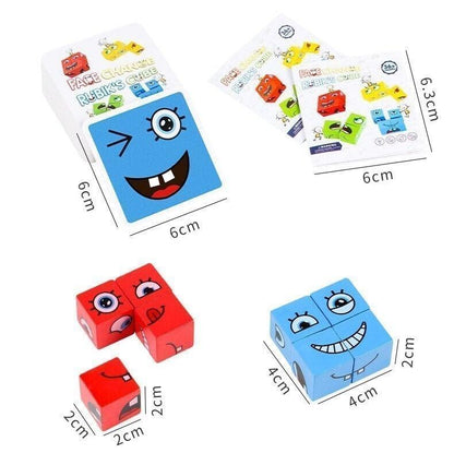 🎅3D Puzzle Face-Changing Magic Cube