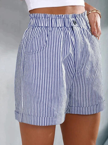 🔥49% OFF🔥Löst sittande randiga shorts