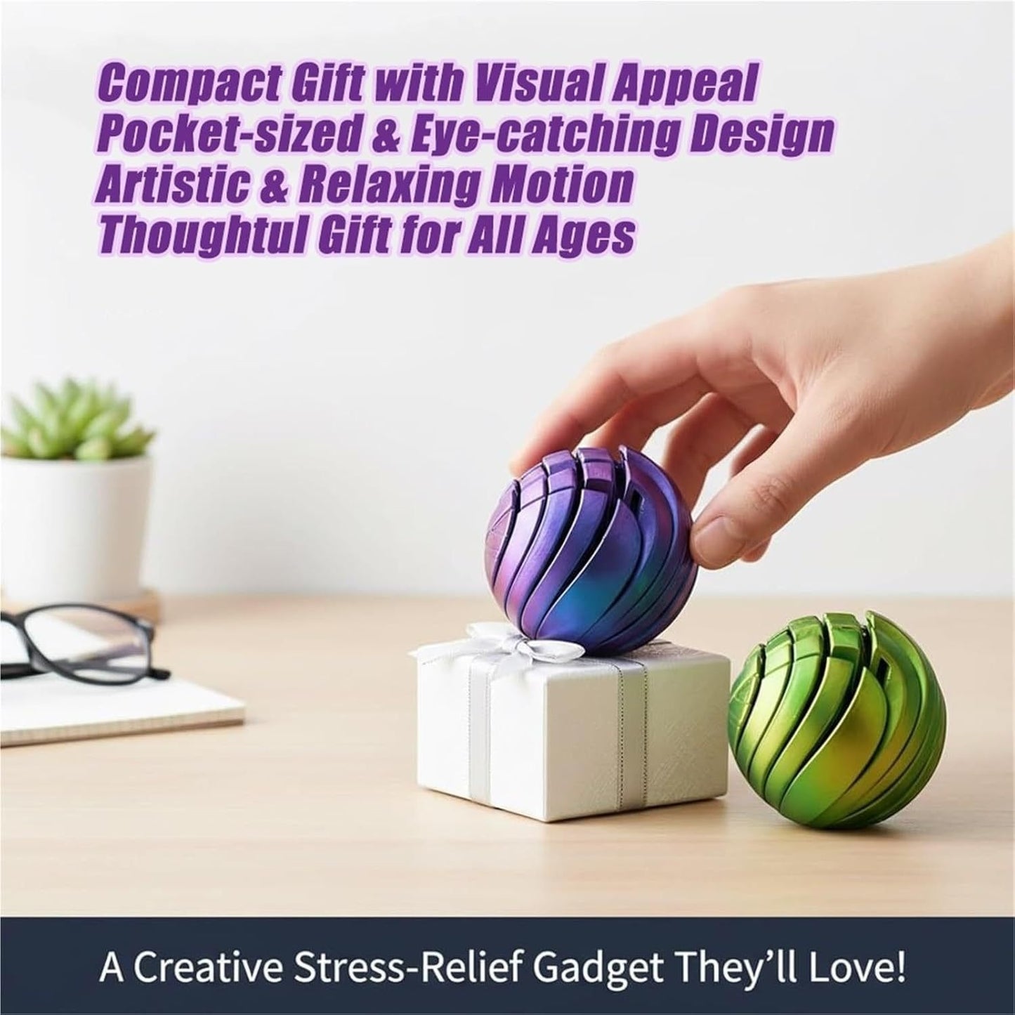 🎁🎅Julspecialerbjudande – 50 % rabatt🥹3D-printad slimboll, fidget-leksak