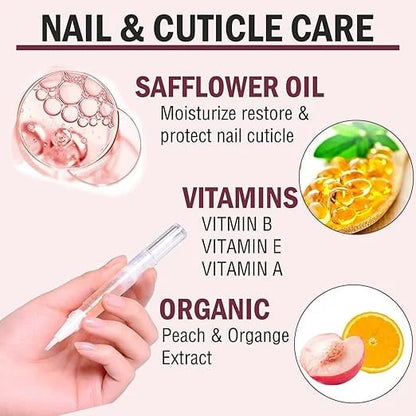 🔥Betala 1, få 2 st🔥Nagelnäringsolja för styrka och fukt | Ekologisk nagelvård