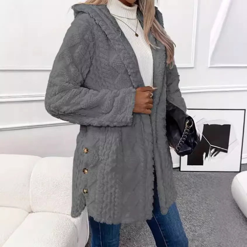 ⏳Begränsad tid 50 % Rabatt⏰Huvtröja för damer – Mjuk och elegant stickad tröja🧥