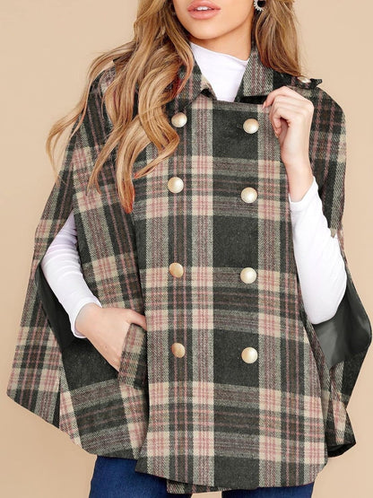 🎅 HOLIDAY HAUL SALE🧥Damrock i rutig vinterkappe🎁