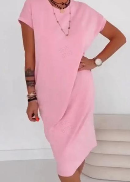 Kortärmad T-shirtklänning för damer