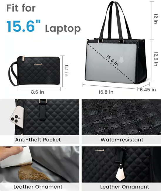 🔥3 i 1 Lunch Tote Bag för kvinnor🎁Bär din dag med stil - varma måltider, säker teknik, inga kompromisser! ✨