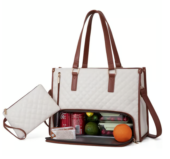 🔥3 i 1 Lunch Tote Bag för kvinnor🎁Bär din dag med stil - varma måltider, säker teknik, inga kompromisser! ✨