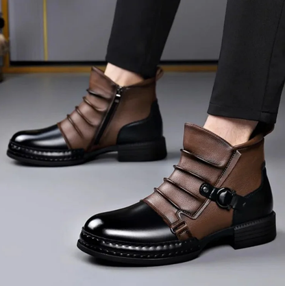 👞60% RABATT NU! ⏰ Herrstövlar i äkta läder – Slitstarka, snygga och bekväma hela dagen för vardag och arbete 🔧