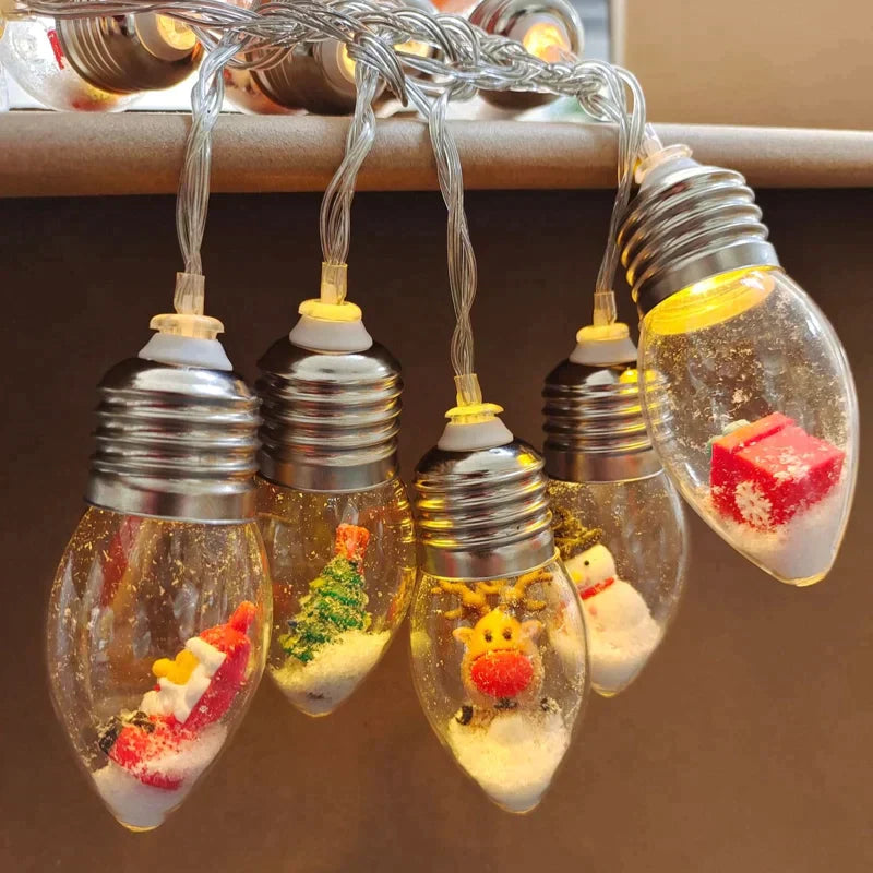 🎄Jul Led Wishing Ball String Lights Dekorationer