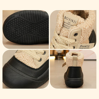 👢【Vinterpresent】🔥Plysch, varma avslappnade snöstövlar för damer❣️
