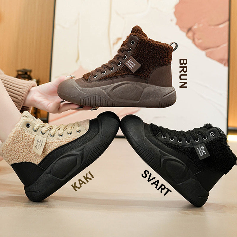 👢【Vinterpresent】🔥Plysch, varma avslappnade snöstövlar för damer❣️