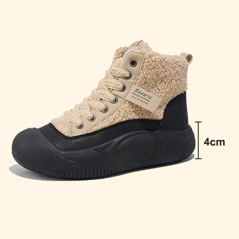 👢【Vinterpresent】🔥Plysch, varma avslappnade snöstövlar för damer❣️