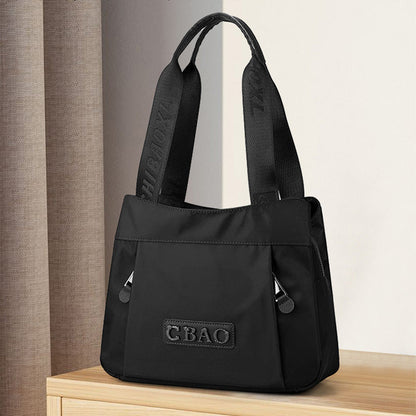 [Bästa present till hennes] mode Simple Capacity Nylon Shoulder Bag