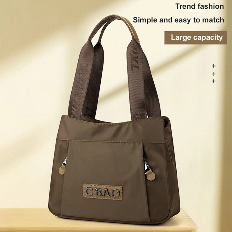 [Bästa present till hennes] mode Simple Capacity Nylon Shoulder Bag