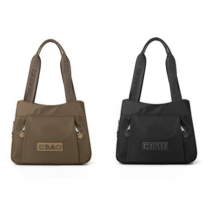 [Bästa present till hennes] mode Simple Capacity Nylon Shoulder Bag