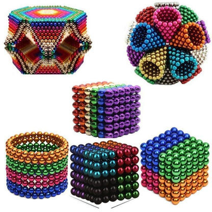 Magnetisk boll med Rubiks kub för dekompression