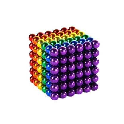 Magnetisk boll med Rubiks kub för dekompression