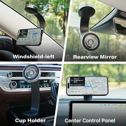 Universell vikbar stick-on telefonhållare för användning i bilar