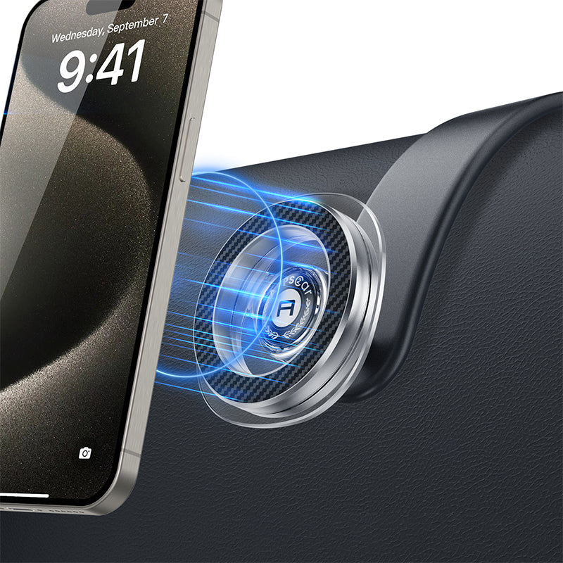 Universell vikbar stick-on telefonhållare för användning i bilar