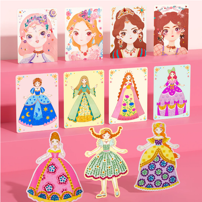 👑 SISTA DAGEN 50% RABATT! ✨ Fantasy 3-i-1 Prinsesspelset - Inkluderar Kronor, Trollspön & Smink för Oförglömlig Rollspelslek 🧚‍♀️✨