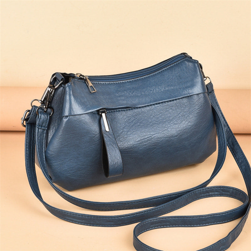 💥Rea 49% rabatt💕Trendig crossbody- och axelväska i PU-läder för kvinnor