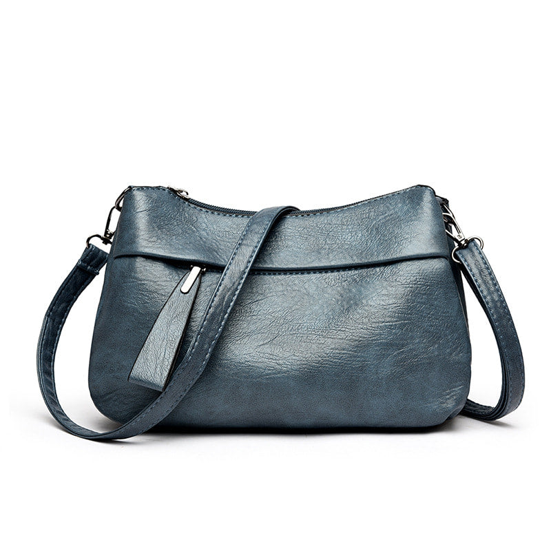 💥Rea 49% rabatt💕Trendig crossbody- och axelväska i PU-läder för kvinnor