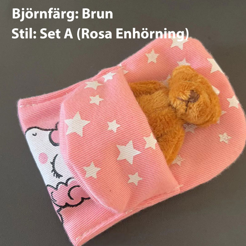 Liten Ficka Björn Docka Set