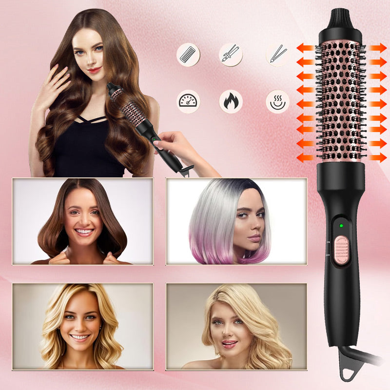 🔥SIDSTA DAGENS REA 49% RABATT🔥3 i 1 Termisk borste 32mm Curling Iron Brush