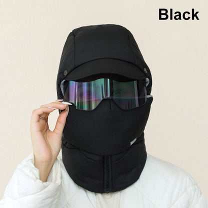 ❄️Vintererbjudande🍂-Vindtät Heltäckande Ridmask för utomhusbruk med glasögon