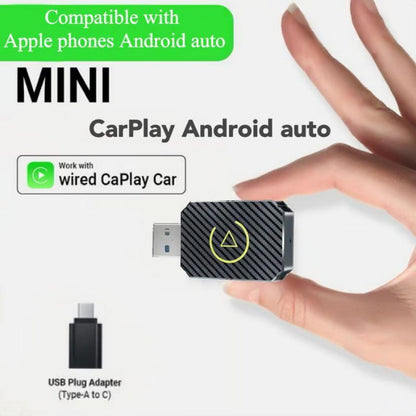 Mini trådlös Apple CarPlay-adapter, för både Apple och Android