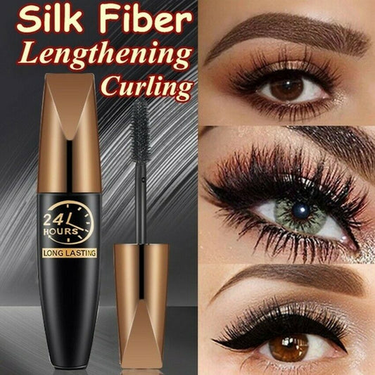 🔥Köp 1 få 1 gratis🔥Vattenfast Silk Fibre Thick Lengthening Mascara