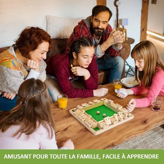 FUNNY FAMILY GAMES-Shut The Box Brädspel🎲