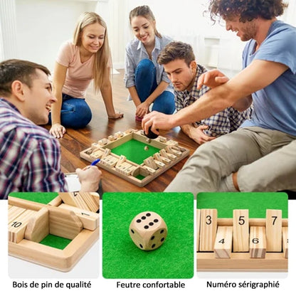 FUNNY FAMILY GAMES-Shut The Box Brädspel🎲