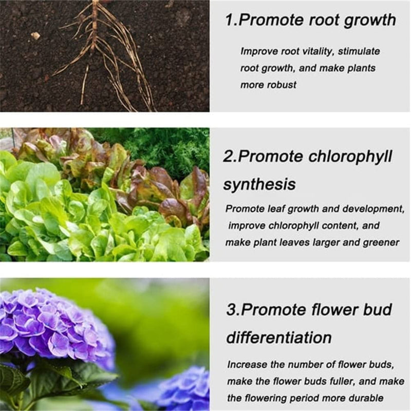 🍃Köp 5 och få 5 gratis🌵🌸Allsidig gödselmedel i tablettform med långsam frisättning för växter